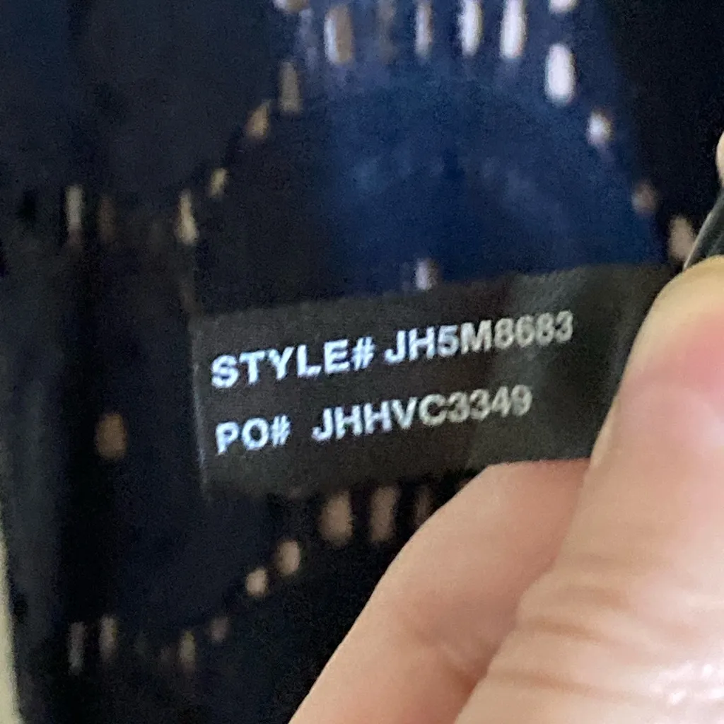 🌞NWOT Jessica Howard Sleeveless Black Lace with Nude Lining Midi Dress A - Image 5