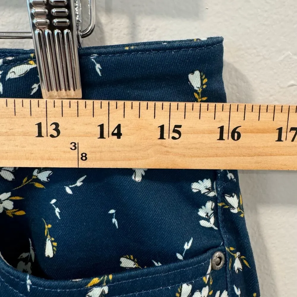 NYDJ Marilyn Straight Shannon Gardens Lift Tuck Stretch Floral Jeans 10 - Image 8