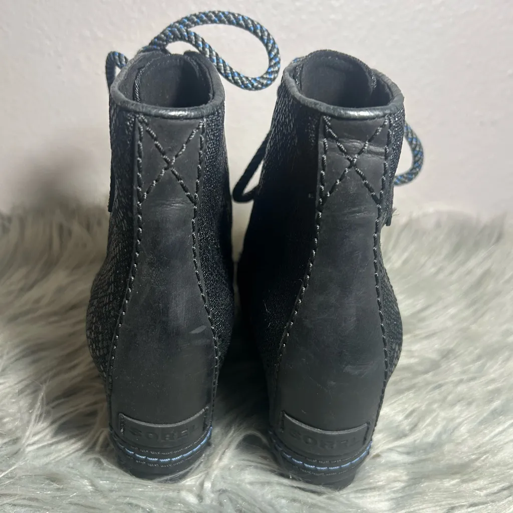 Sorel 1964 Premium Wedge Casual Boot Black Size Sz6 - Image 6
