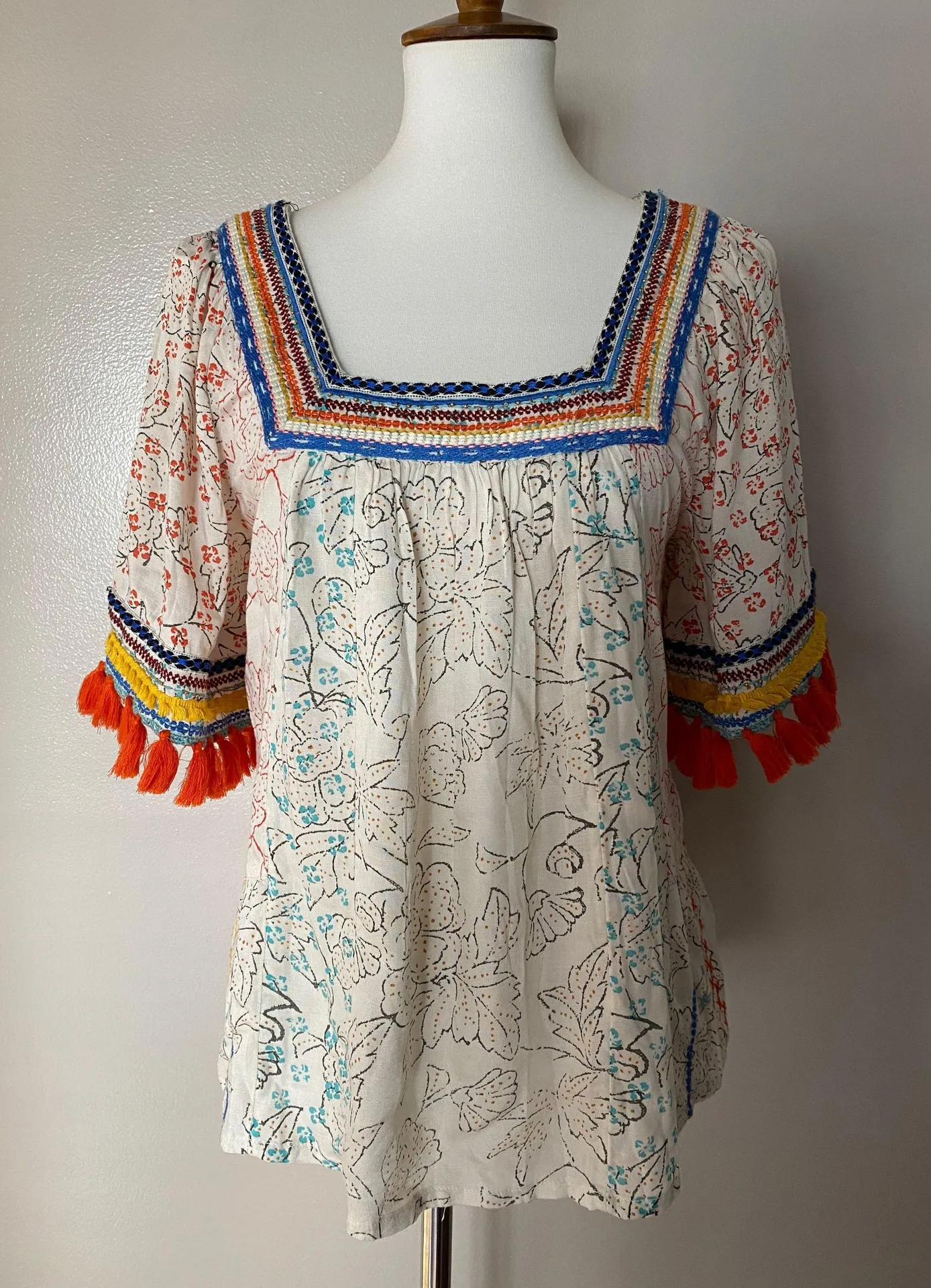 Maeve Paolina Tasseled Blouse - Image 8
