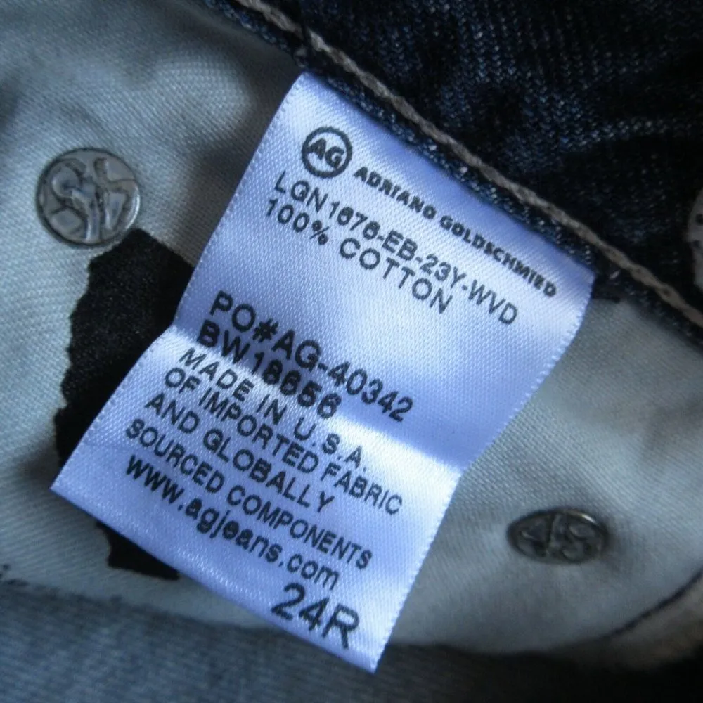 NWT Adriano Goldschmied AG Phoebe in 23 Years Woven Dreams Embroidered Jeans 24 - Image 5