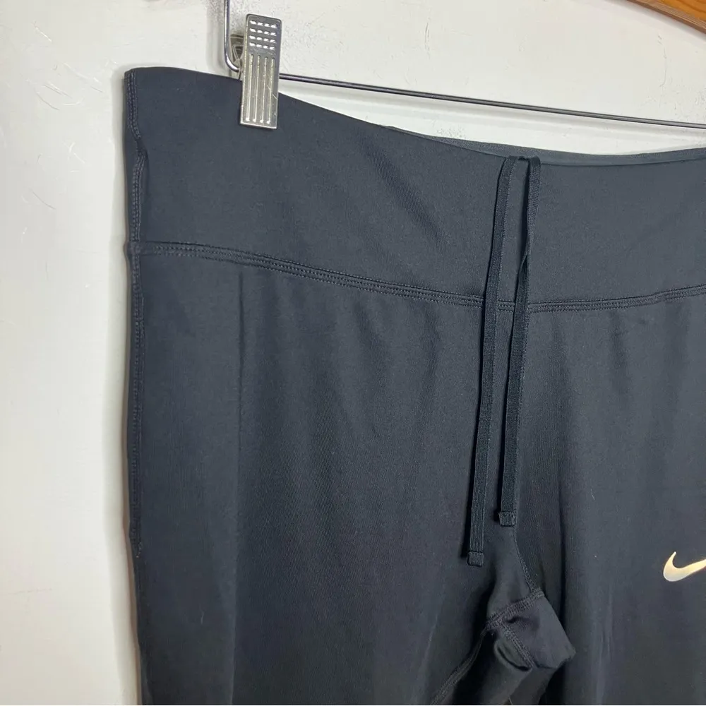 Nike Dri-fit Capri leggings black womens size XL activewear athletic casual‎ - Image 2