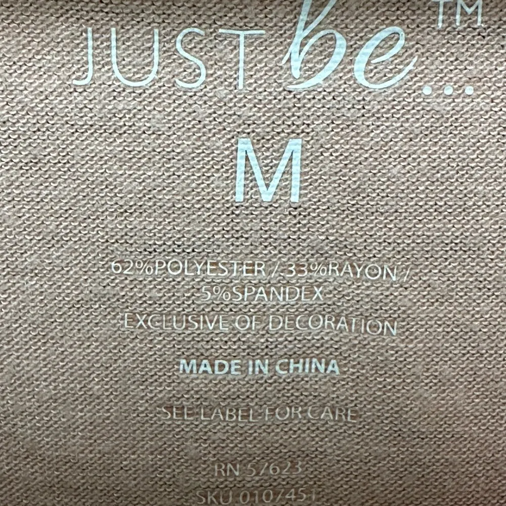 Just be M pink striped long sleeve top - Image 3