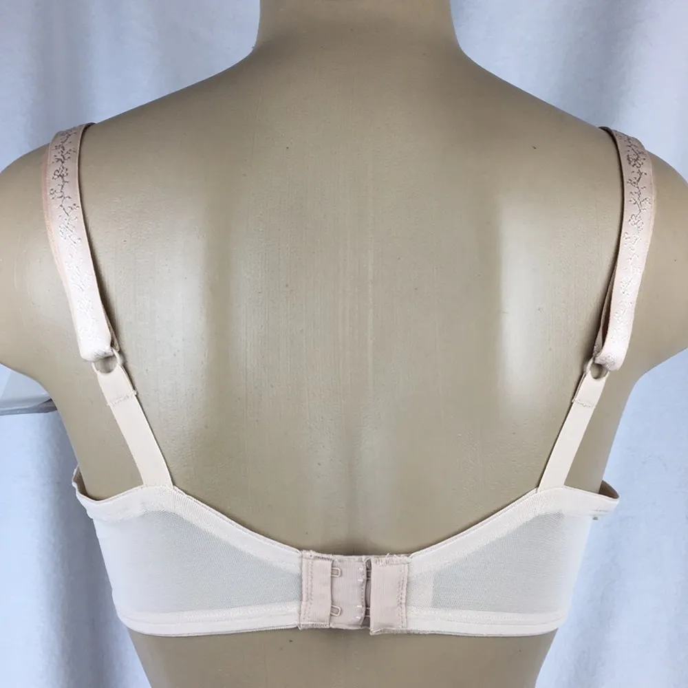 Bali Nude Lace Desire Underwire Bra 36D NEW - Image 2