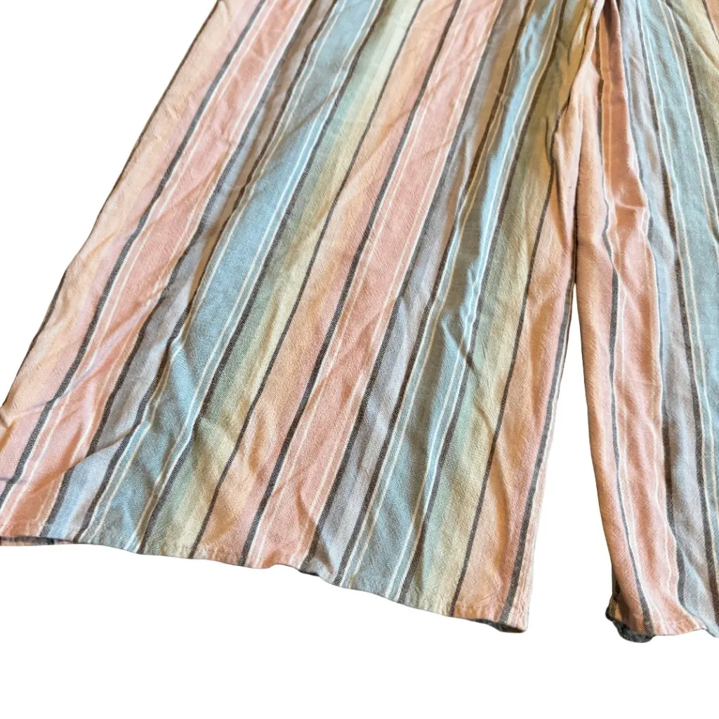 Show Me Your MuMu Dunaway Jumpsuit Sleeveless Stripe Romper One Piece Size Small - Image 9