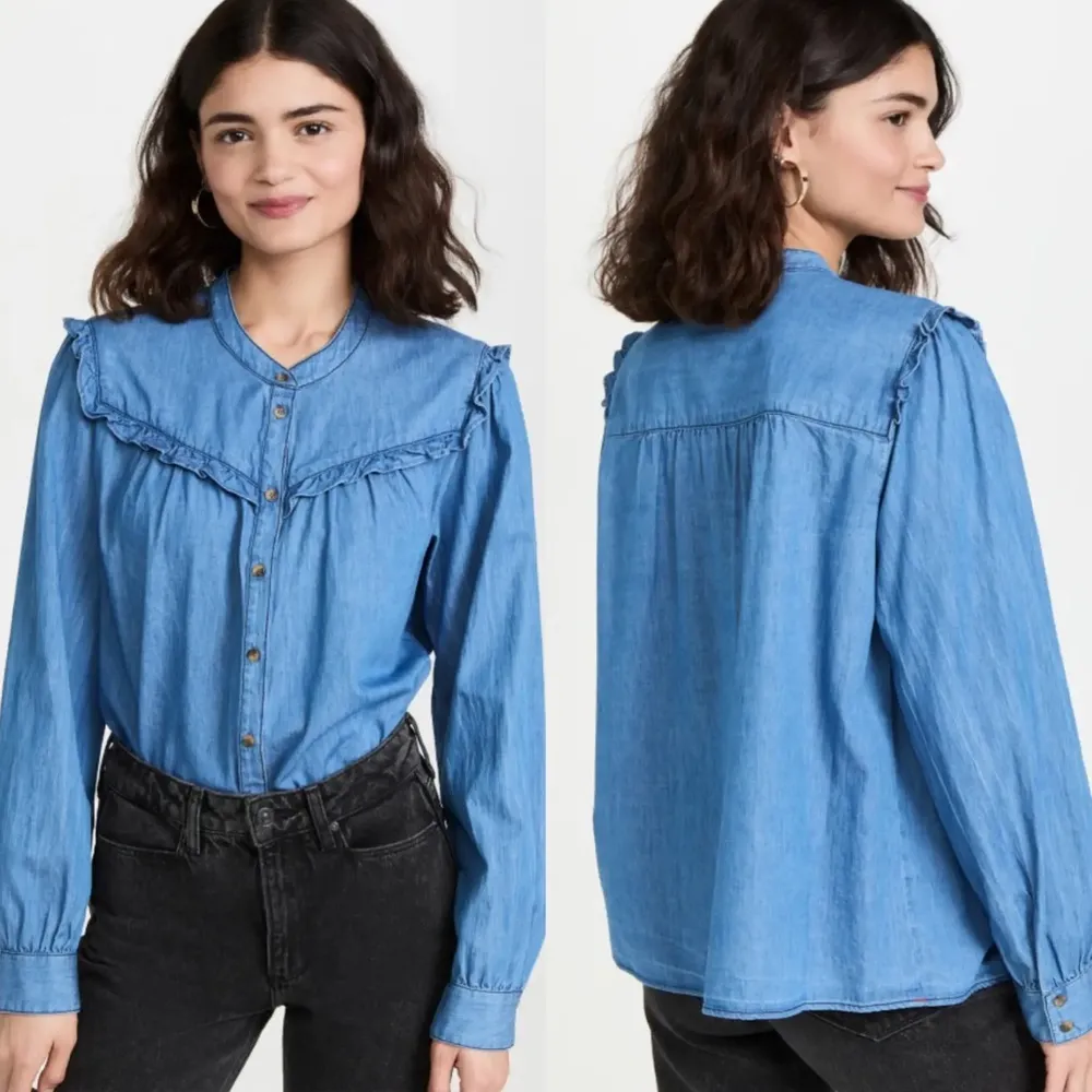 NWT XIRENA Ryann Shirt in Blue Stone Size XS - Image 4