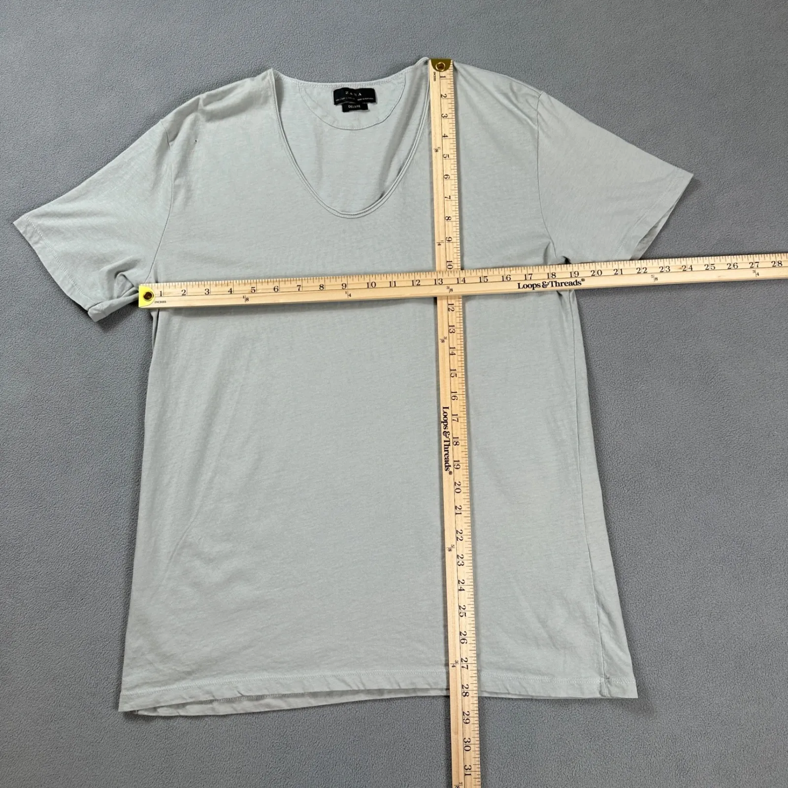 ZARA Bundle Set Essentials Deluxe Cotton T Shirt Both Size L Womens Short Sleeve - Image 4