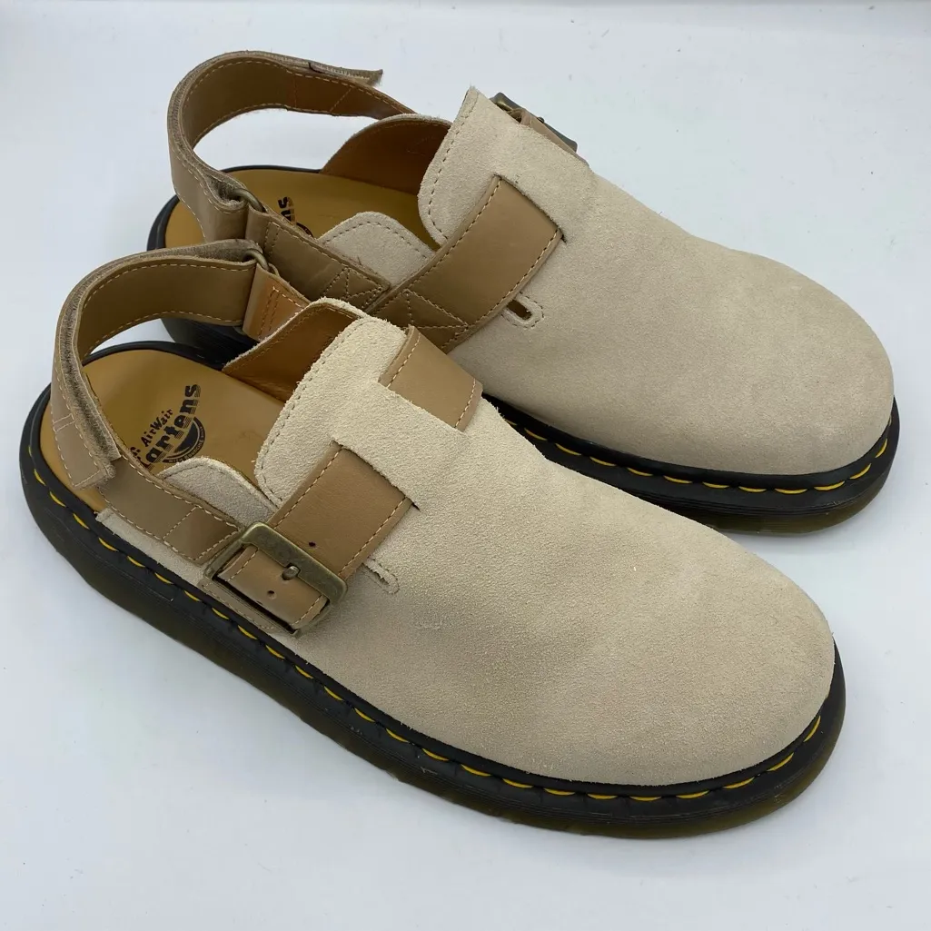 Dr. Martens Jorge II Water Resistant Slingback Clog Parchment Beige size 11 - Image 2