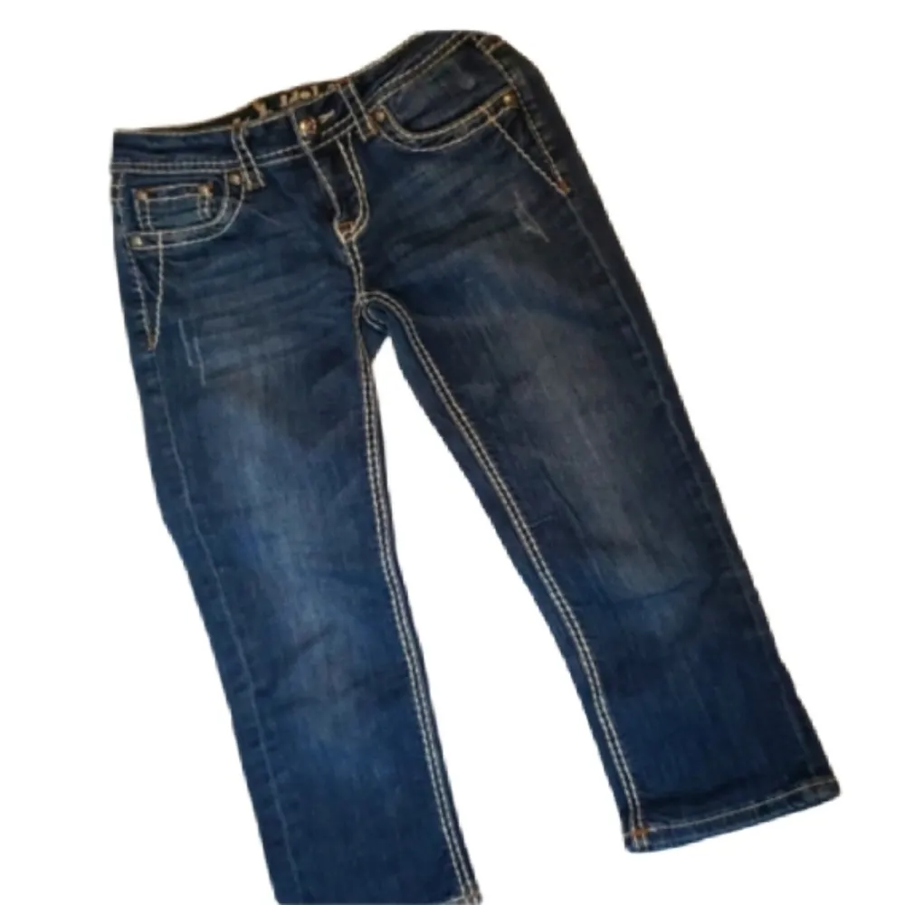 Vintage y2k L.A.Idol usa capri jeans Blue Size undefined - Image 4