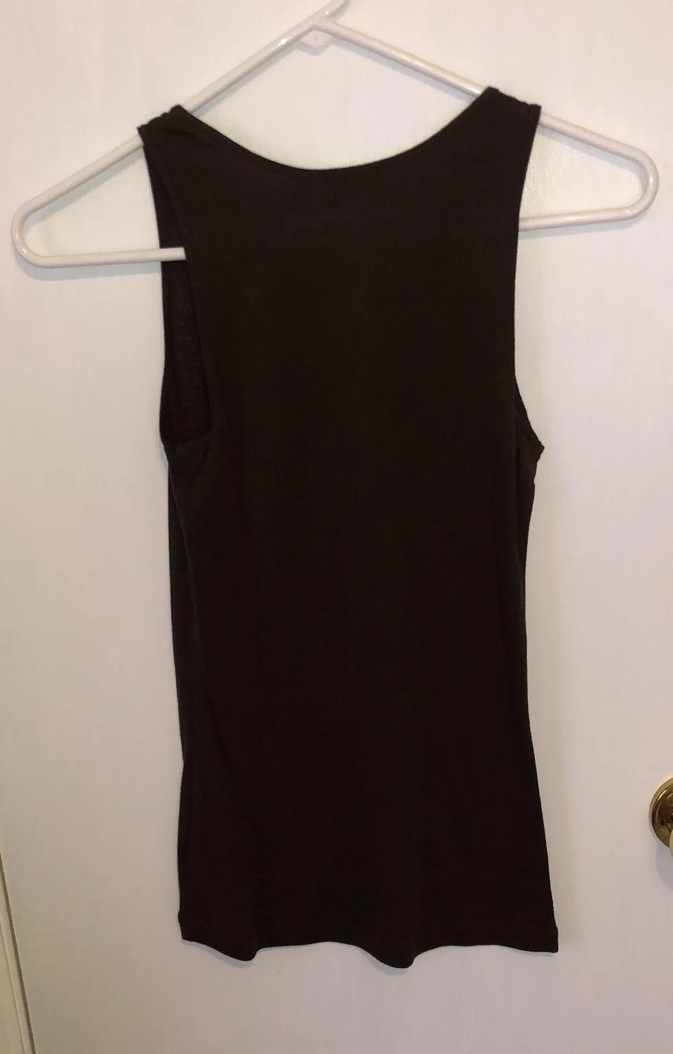 New! Brown Sequin Tank Top Size Small - Image 2