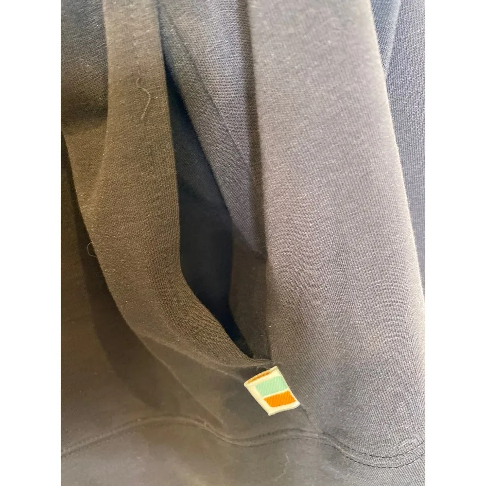 Lucy Black Hooded Zipper Sweatshirt Sz XL Cotton Stretchy Casual Women’s - Image 4