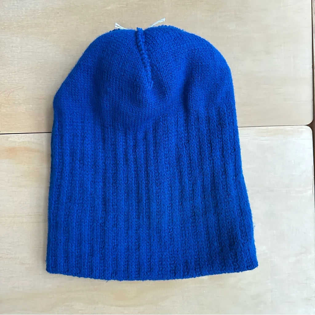 Vintage 1980s Pabst Blue Ribbon Pom Pom Beanie - Image 10