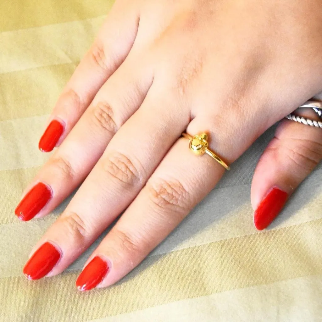 Gold Skull Ring - Image 3