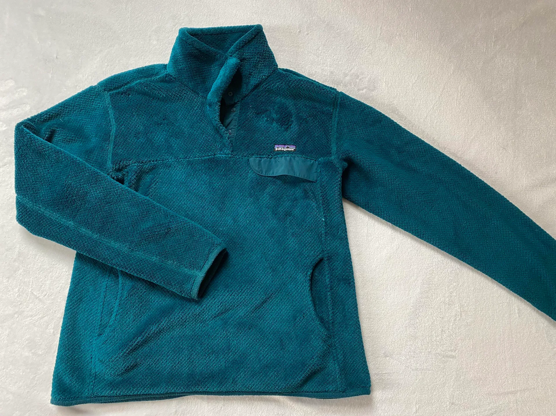 Patagonia Teal Fleece Pullover - Image 2