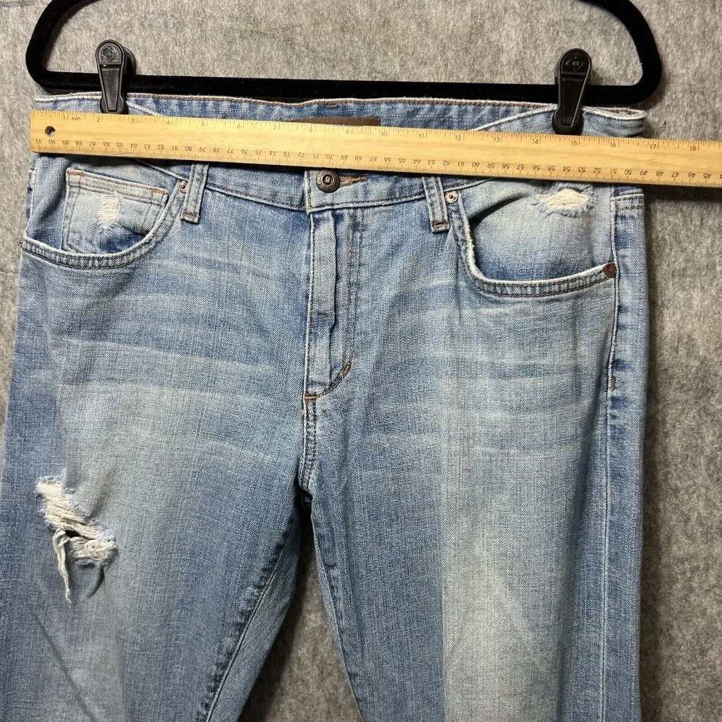 Joes Jeans Women 30 Billie Ankle Distressed Ripped Light‎ Wash Mid Rise Faded - Image 2