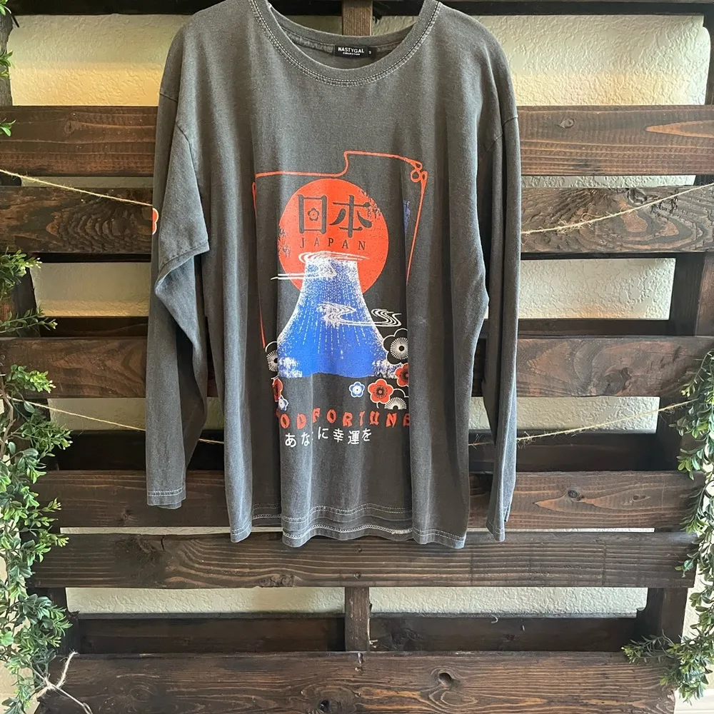 Good Fortune Relaxed Graphic Tee - Image 3