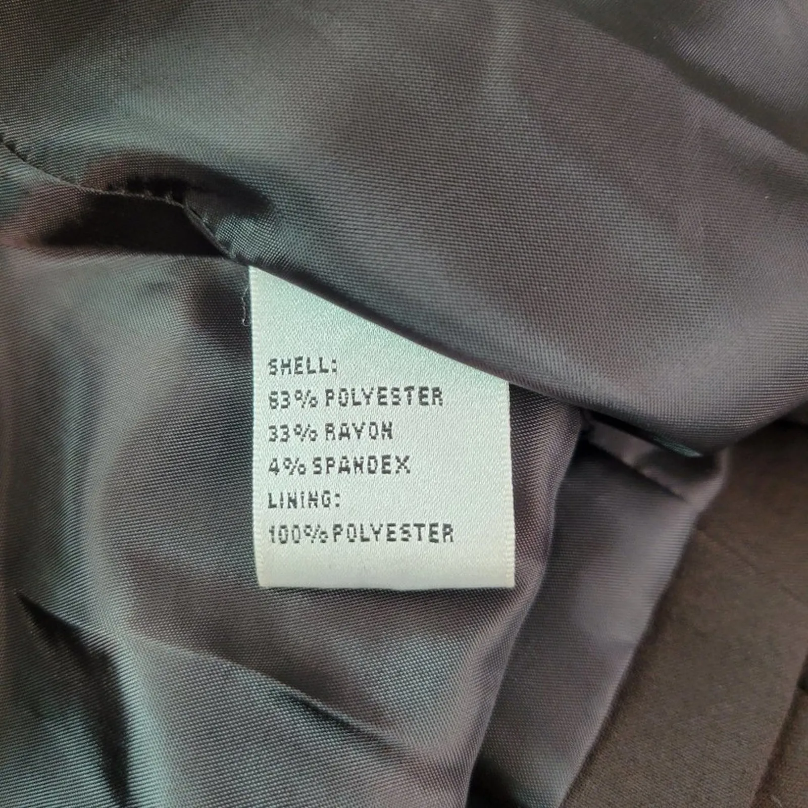 Josephine Essentials Brown Button‎ Front Career Office Blazer Jacket Size 6 - Image 4