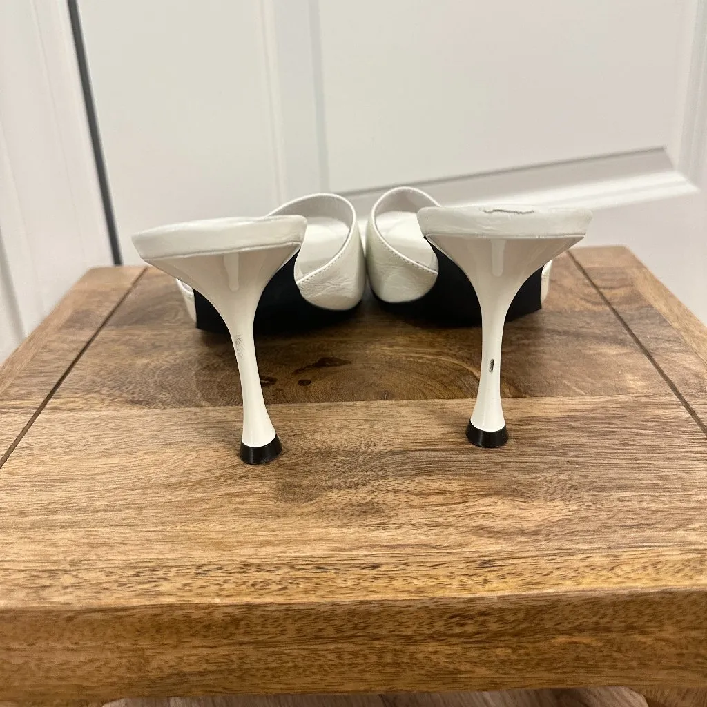 JEFFREY CAMPBELL Agent Slide Sandal in White Size US 10 - Image 6