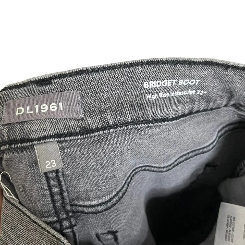 DL1961 Bridget Boot High Rise Instasculpt 32In Lt Tornado New NWT Womens Size 23 - Image 8