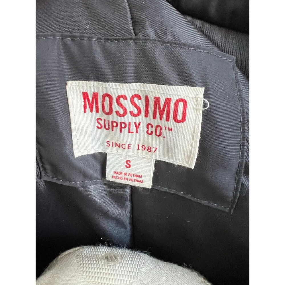 Mossimo Supply Co Long Rain Coat Size Small Gray - Image 5