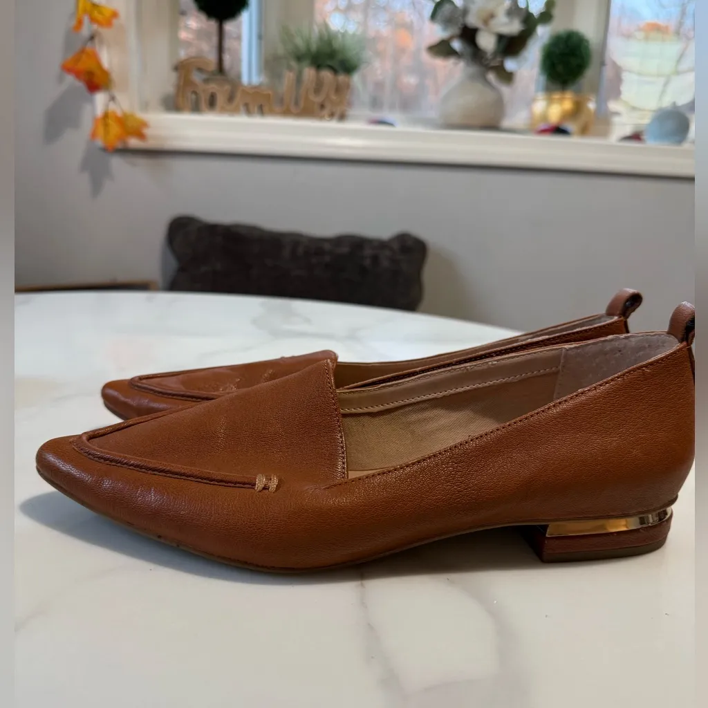 Franco Sarto Women's Tan Leather Loafers - Image 3