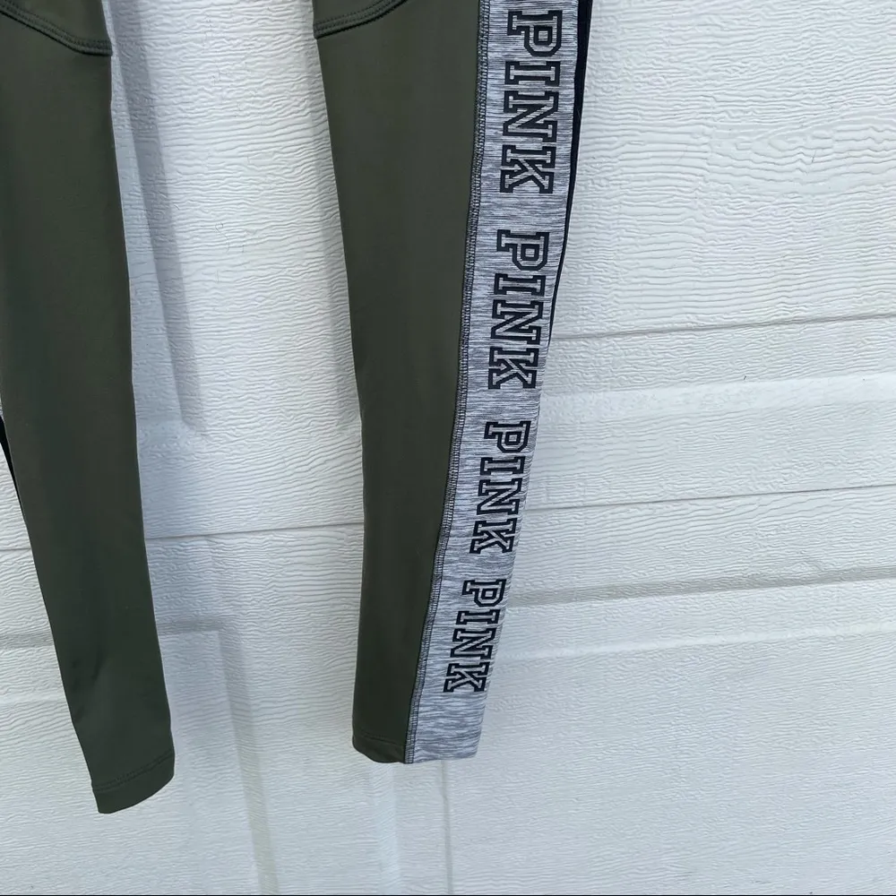 Pink Victoria Secret Women’s Leggings Green Black Gray Mesh XS - Image 6