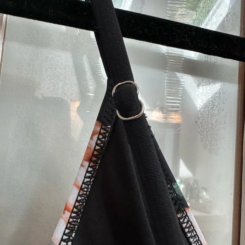 CUPSHE Happy Time Watercolor Floral Print One-Piece Swimsuit Plus Size 0X - Image 6