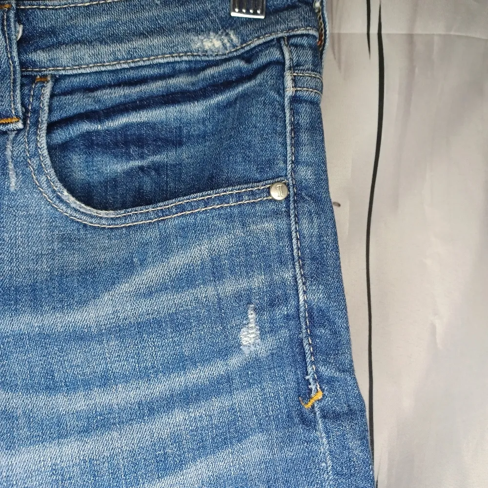 Pilcro And The Letterpress By Anthropologie Blue Denim Shorts - Image 7