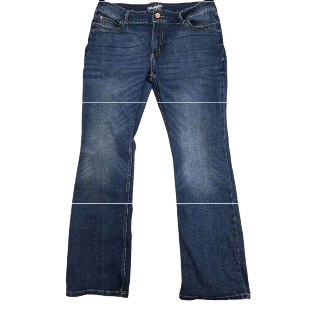 Wrangler Womens Bootcut Jeans Size 17 X 34 Care307 CA55394 Cowboy Farmer Horses - Image 6
