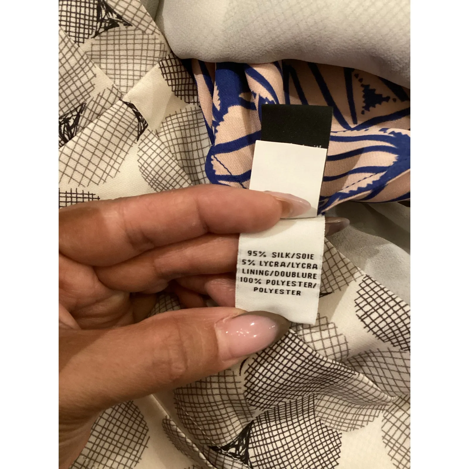 Diane Von Furstenberg DVF Edna Silk purple geo print Mini Dress Size 10 - Image 12