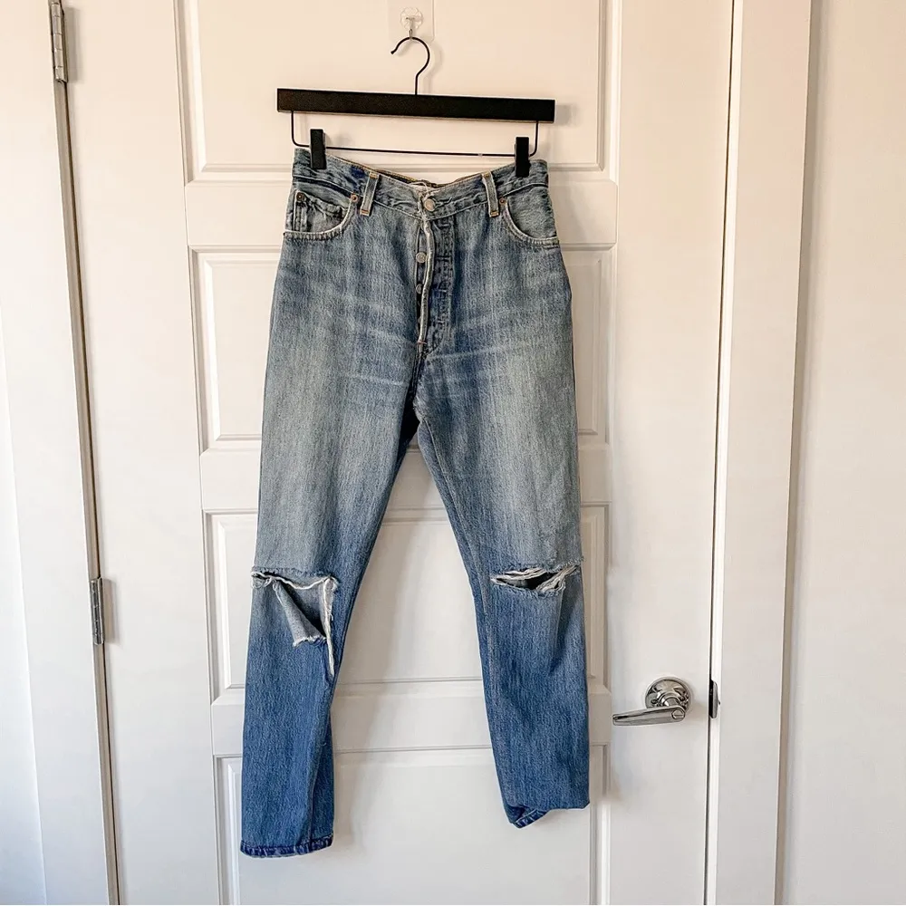 RE/DONE  x Levi’s Distressed Knee Rip Jeans - Image 22