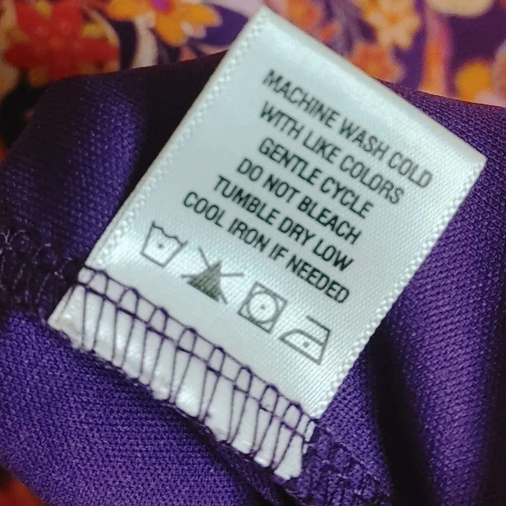 1 State Floral Size Large L Colorful Vibrant Boho Bohemian Top Blouse Classy - Image 5