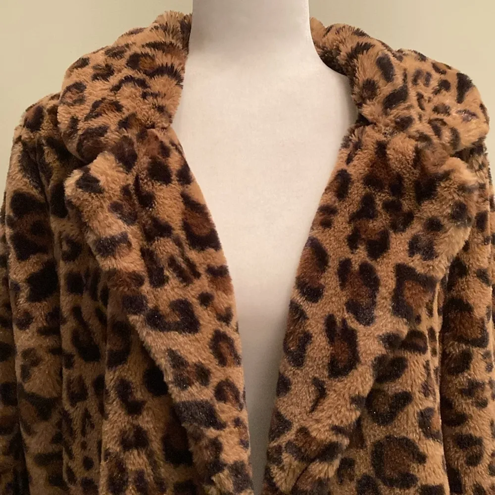 Melissa Paige  Cheetah Print Teddy Jacket - Image 2