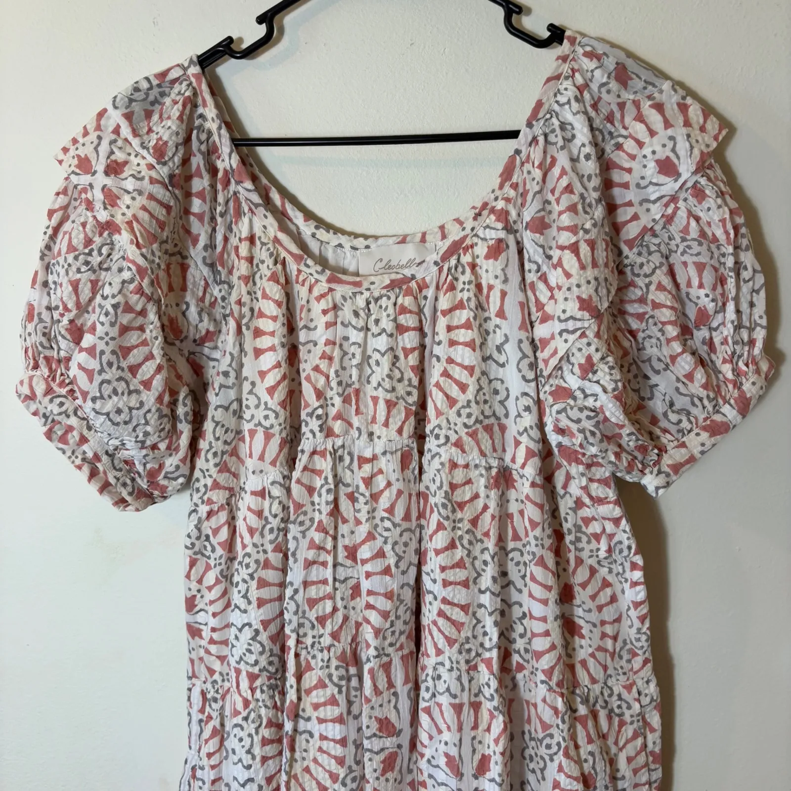 Cleobella Ferris Mini Dress in Tile‎ Print Size Medium - Image 2