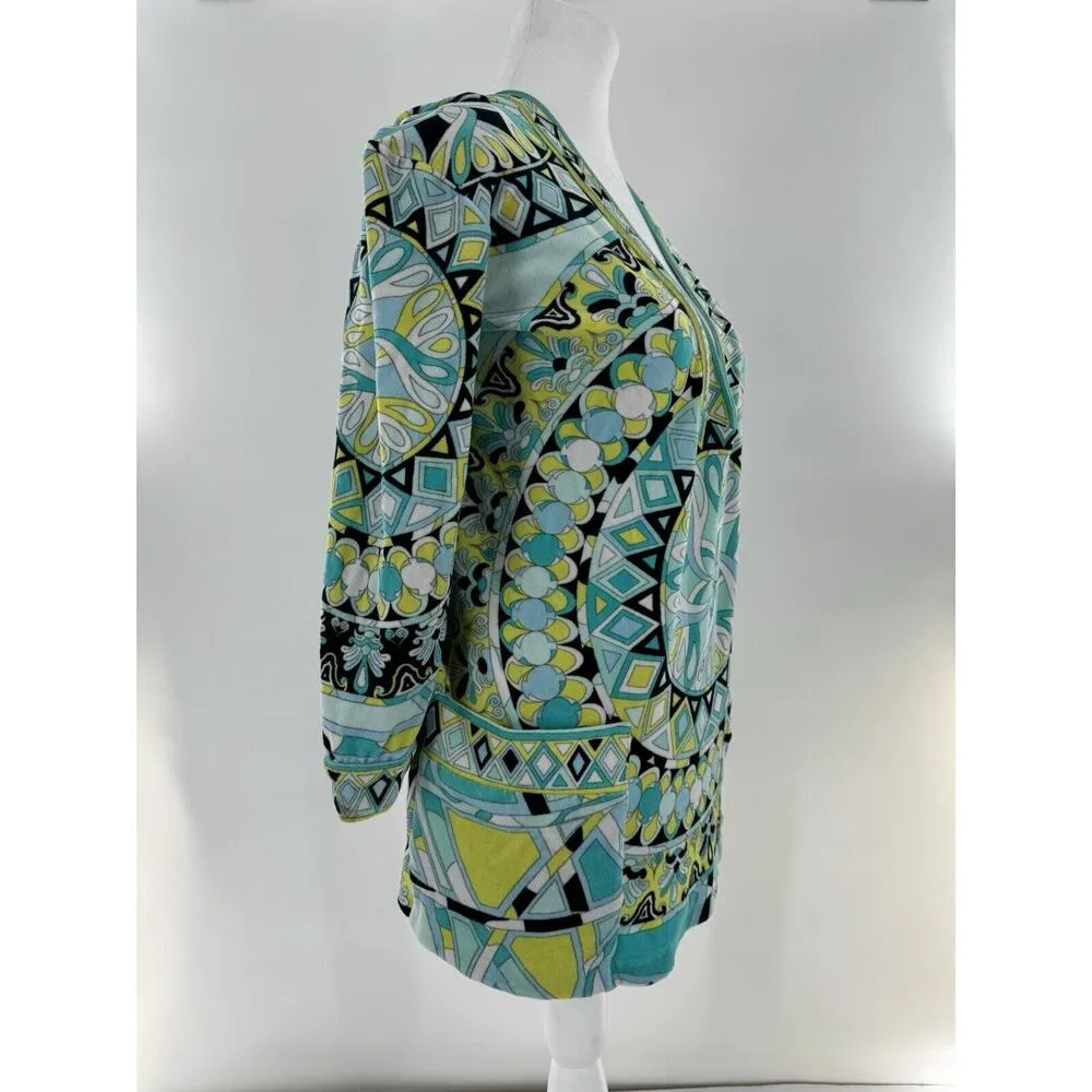 Emilio Pucci Dress Size 8 42 Terrycloth Beach Resort Hooded Swim Cover Up - Image 9