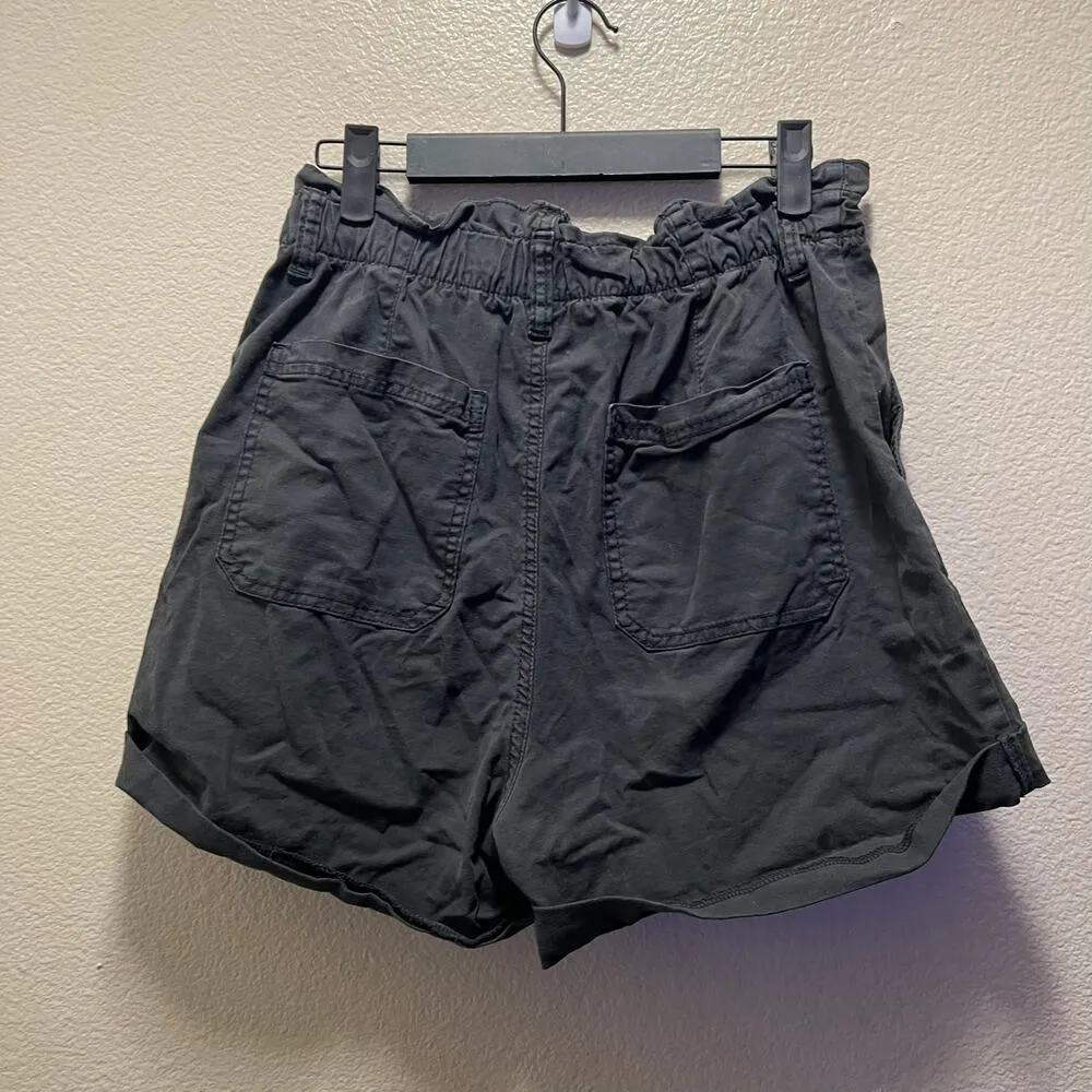 Universal Thread High Waist Shorts Black Cotton Stretch Dark Wash Sz S - Image 3