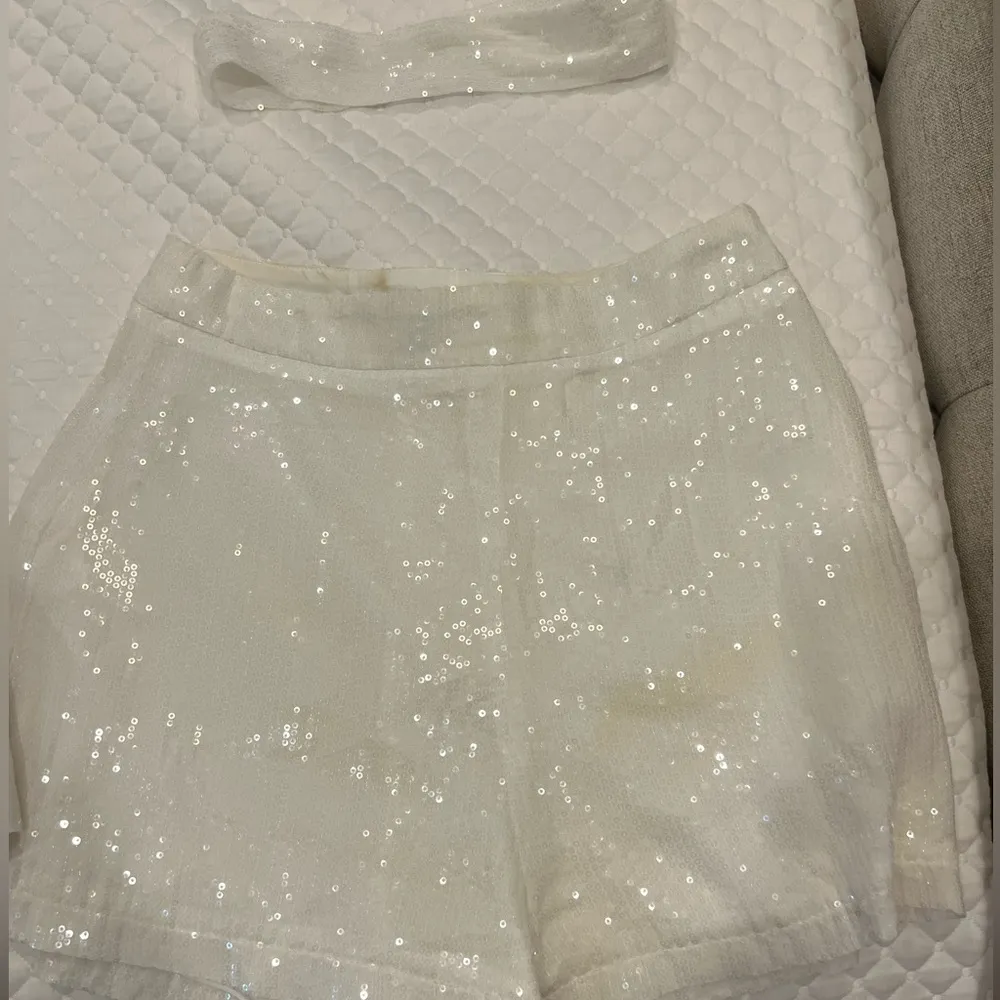 Missguided Sequin Shorts SET - Image 4