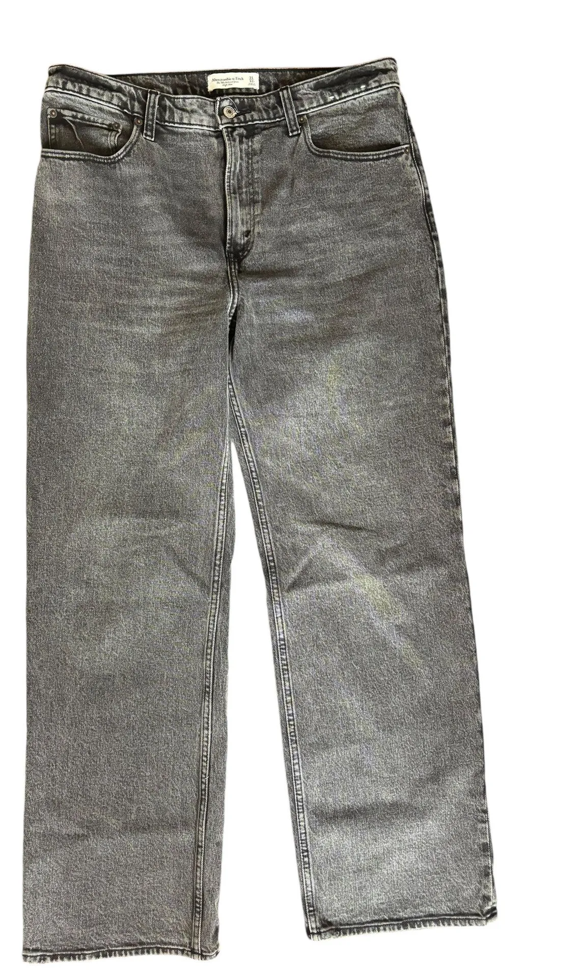 The 90s Relaxed Jean High Rise Dark Gray Size 31 / 12R - Image 10