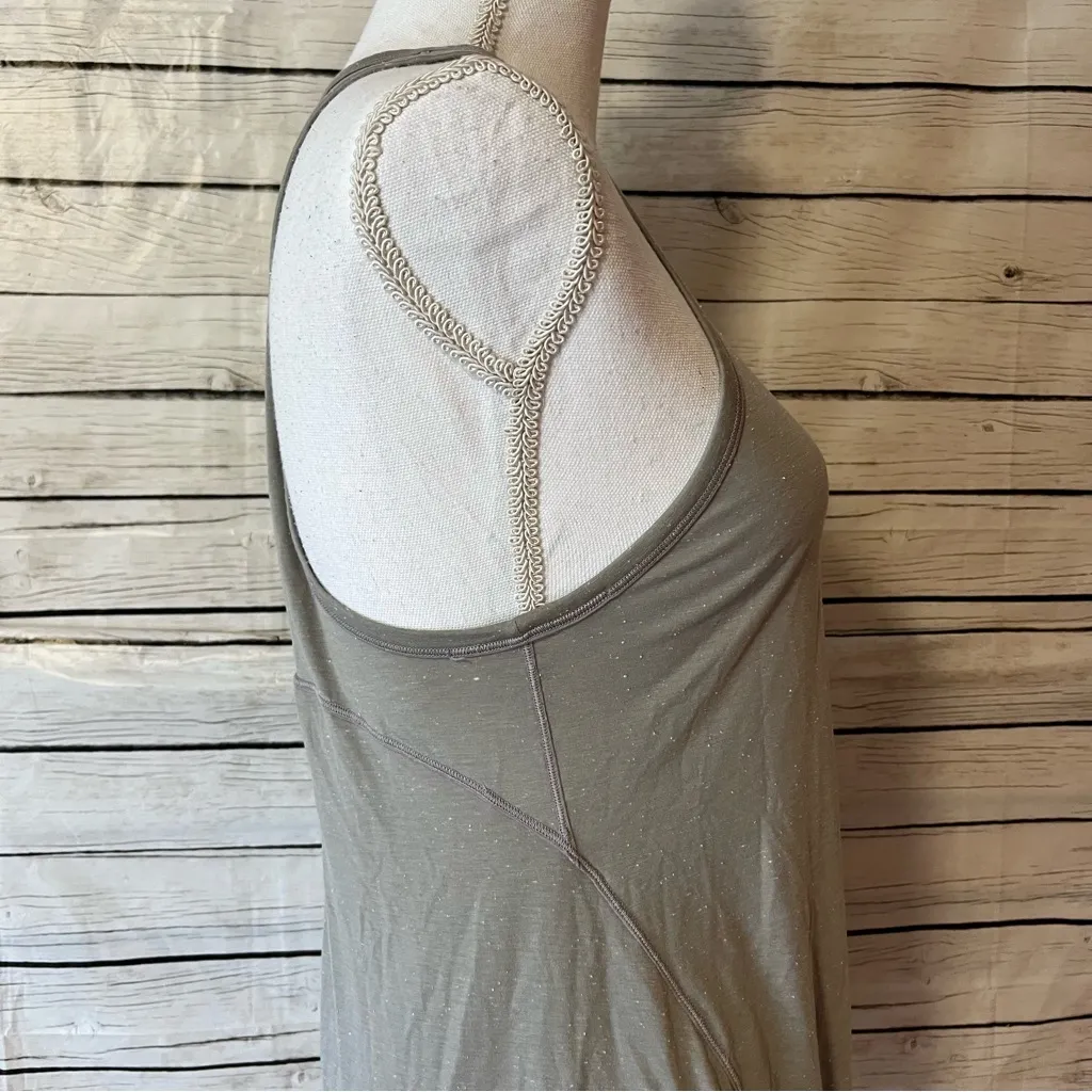 Lululemon Goal Up Split Back Tie Tank Top Dark Chrome White 4 - Image 7