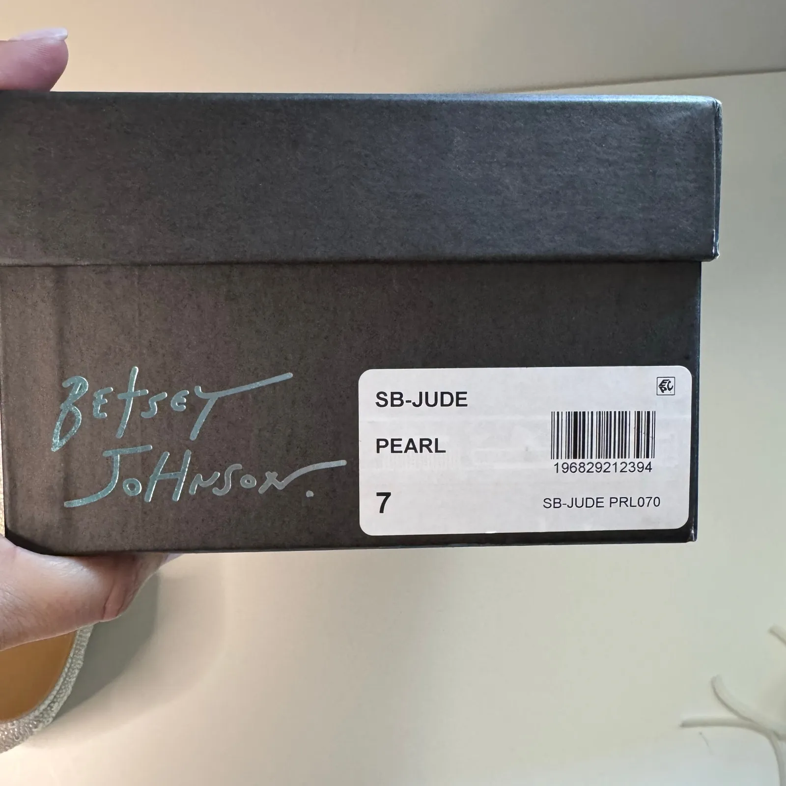 Betsey Johnson Womens White SB-Jude Pearl Beaded Ballet Flats Size 7M Wedding - Image 9