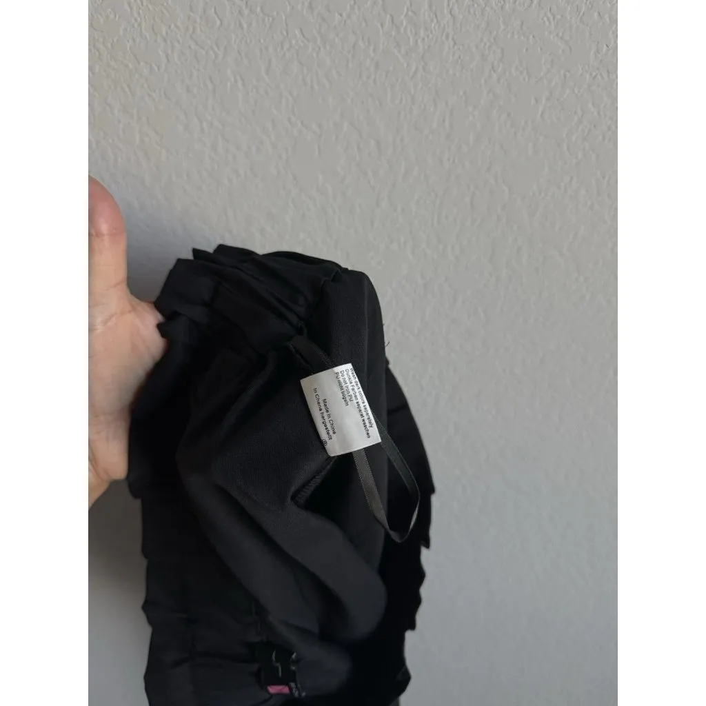 Kancy Kole Skirt Women’s XL Black High Waisted Pull On Paper Bag‎ A - Image 9