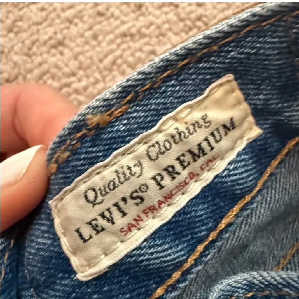 Levi’s classic 501 Blue Denim Jeans - Image 4