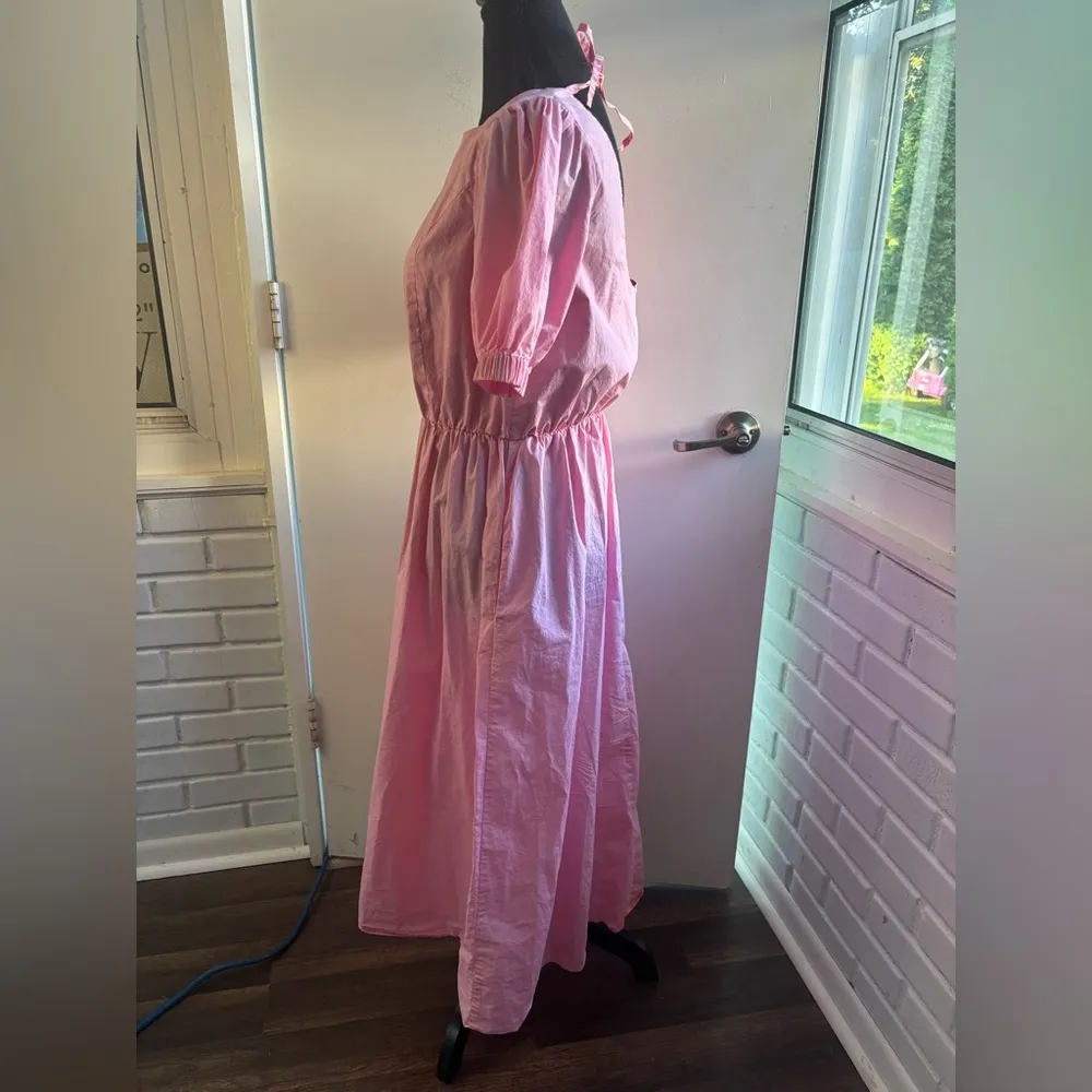 Greylin at Anthropologie‎ Adriana Poplin Midi Dress medium bridal party holiday - Image 3