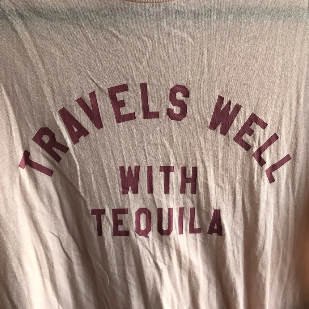 Wildfox Tee Con Tequila Keke Pink Salt Graphic T-Shirt Sz S BNWT Travels Well - Image 4