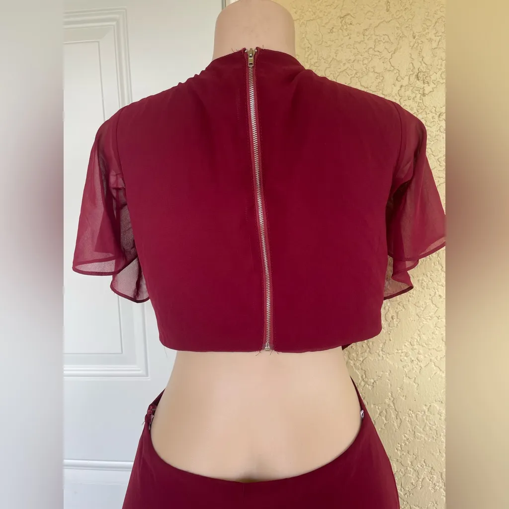Lulu's Burgundy Maxi Dress - Image 6