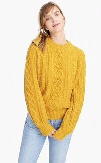 J.Crew  Cream Wool Crew Neck Sweater - Image 2