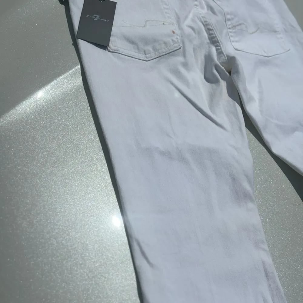NWT 7 For All Mankind White Bootcut Jeans 30 - Image 8