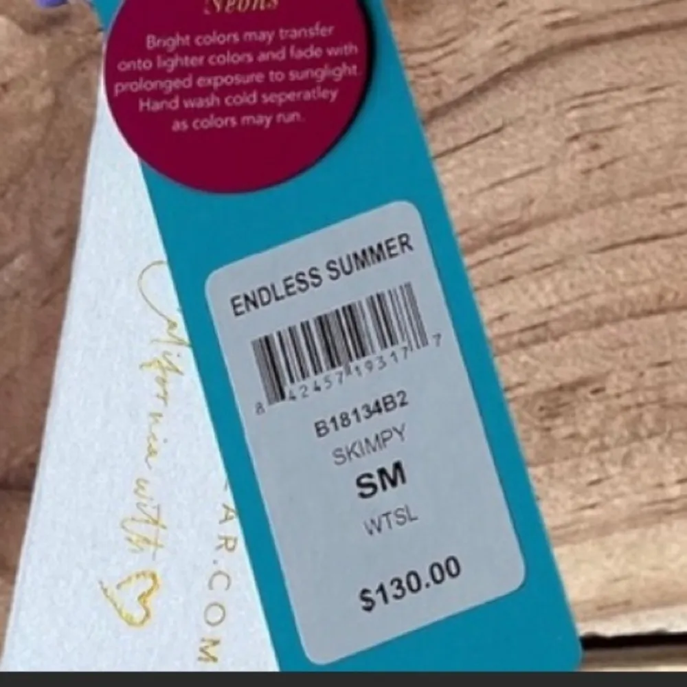 BNWT beach bunny endless summer bikini bottoms Brazilian zipper detail size XS - Image 6