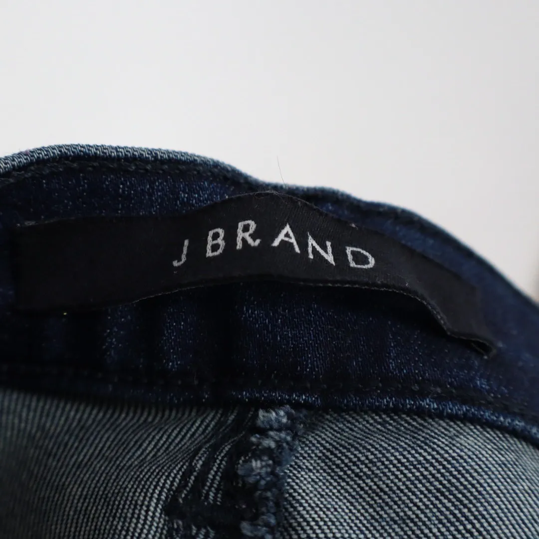 J Brand Skinny Jeans Dark Wash Mid Rise Women Size 32 - Image 3