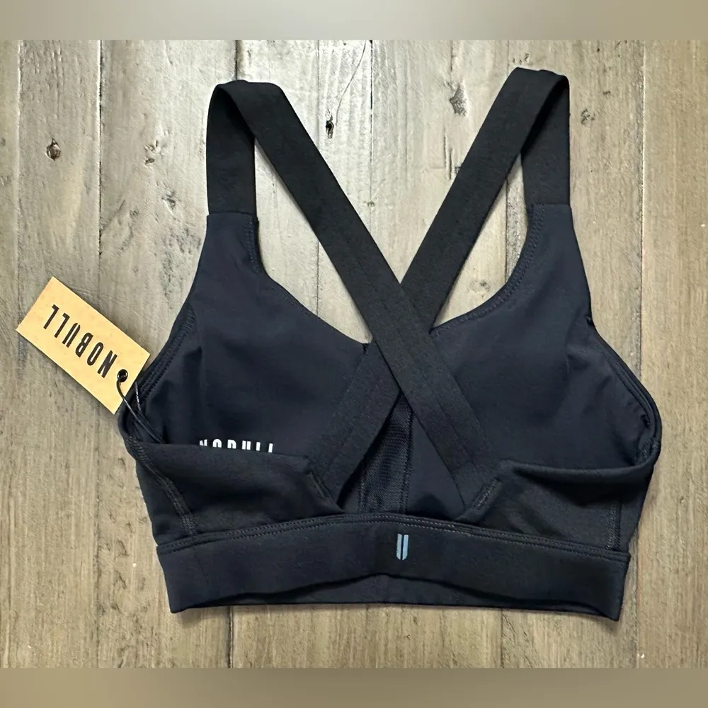 NWT NOBULL Women's Pace Running Sports Bra - XS - Black - Image 5